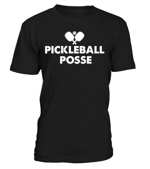 Vintage Pickleball Posse Funny Pickleball T-Shirt Unisex