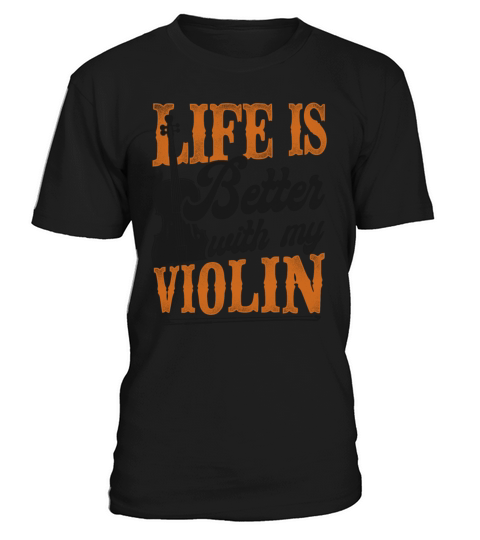 Violin Violinist Vintage Life Is T-Shirt Unisex