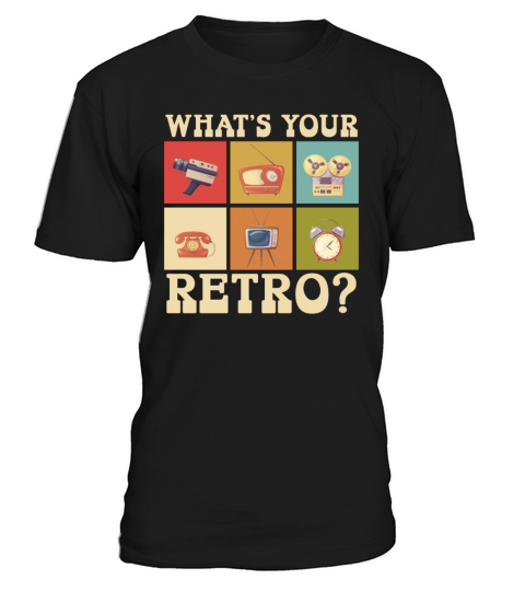 Whats Your Retro Party Vintage 80s 90s Classic T-Shirt Unisex