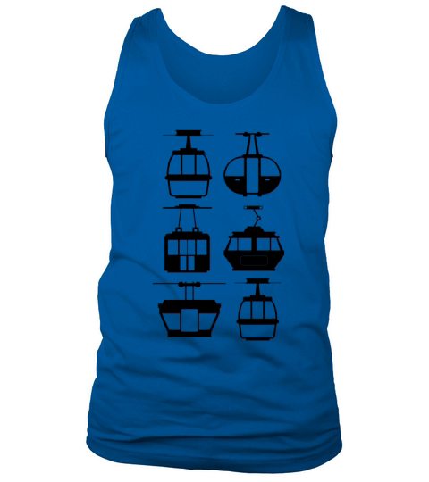 Aerial Tram Tramway Cable Car Cableway Gondola Tank Top Unisex