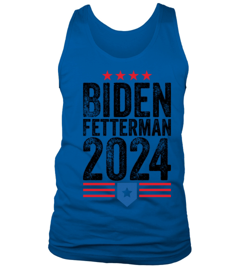 Biden Fetterman 2024 Vintage Tank Top Unisex