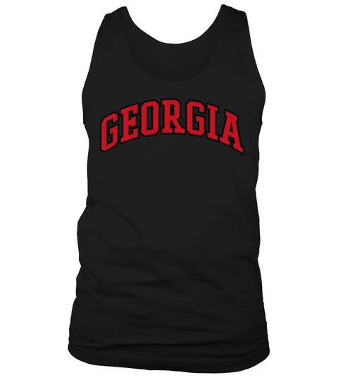 Georgia Vintage Georgia Atlanta Bulldog Tank Top Unisex