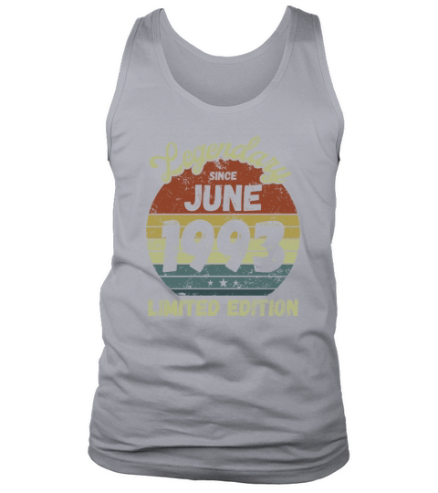 June 1993 - Vintage Birthday Present Tank Top Unisex