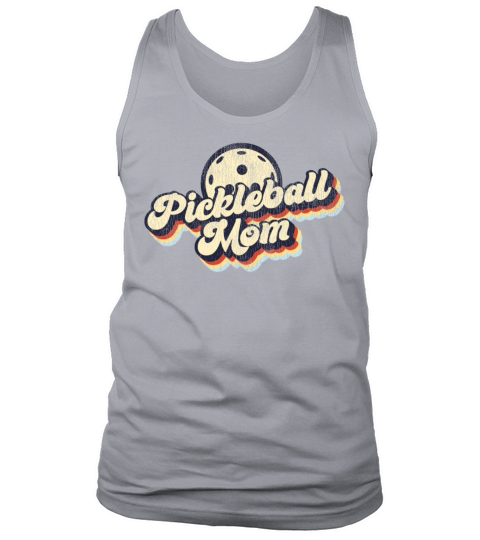 Pickleball Mom Mother Retro Tank Top Unisex