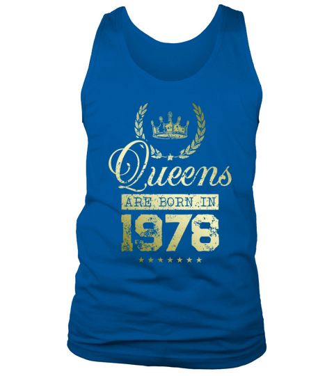 Queens born in 1978 Tank Top Unisex