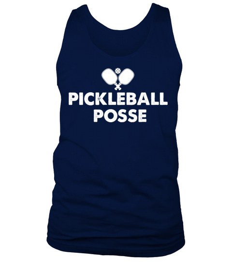 Vintage Pickleball Posse Funny Pickleball Tank Top Unisex