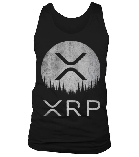 Vintage XRP Coin in The Moon Tank Top Unisex