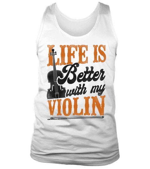 Violin Violinist Vintage Life Is Tank Top Unisex