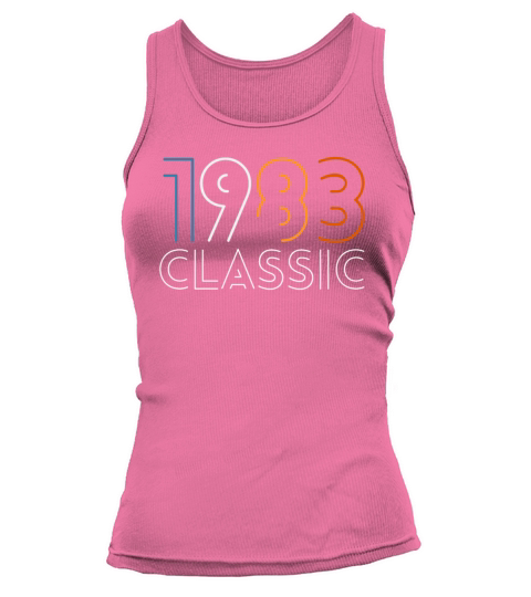 40 Years Vintage 1983 Retro 40th Birthday Tank top Woman