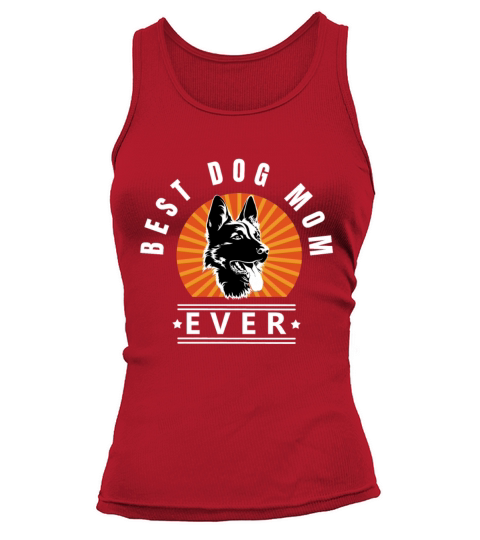 Best Dog Mum Ever German Shepherd Dog Sunburst Tank top Woman
