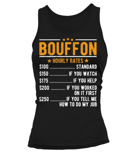 Bouffon Hourly Rates Tank top Woman