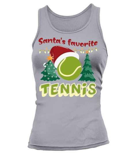 Christmas Sport Santas Favorite Tennis Tank top Woman