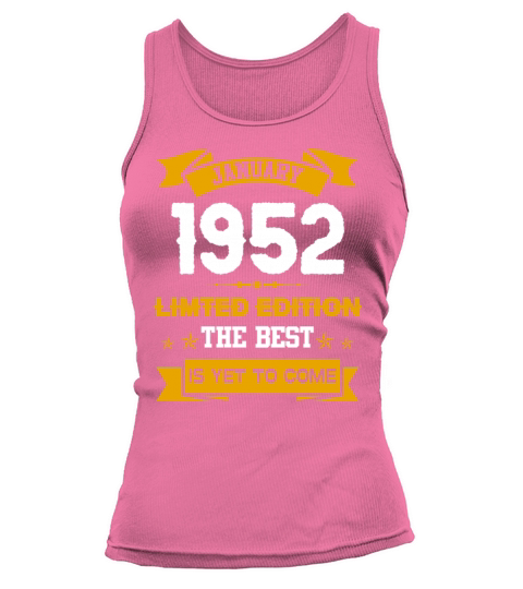 January 1952 Birthday Surprise Tank top Woman