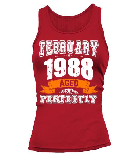 January 1988 Vintage Birthday Present Tank top Woman
