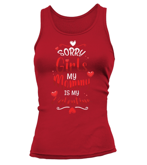 Mommy My Valentine Hearts Day Valentines Tank top Woman