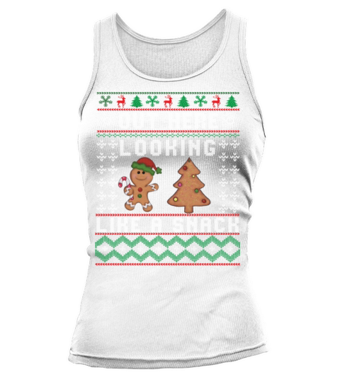 Out Here Looking Like A Snack Christmas Cookie Tank top Woman