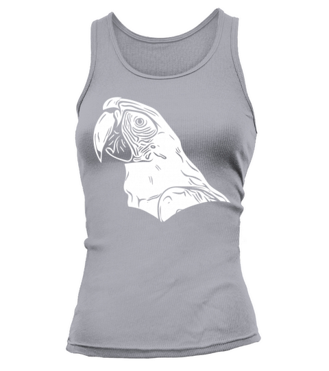 Parrot Vintage Portrait Bird Drawing Tank top Woman