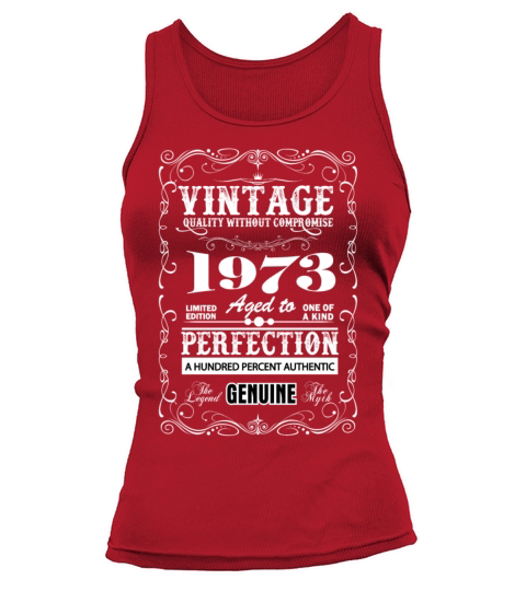Premium Vintage 1973 Aged To Perfection Tank top Woman