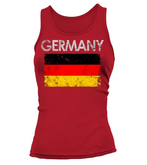 Vintage Germany German Flag Pride Tank top Woman