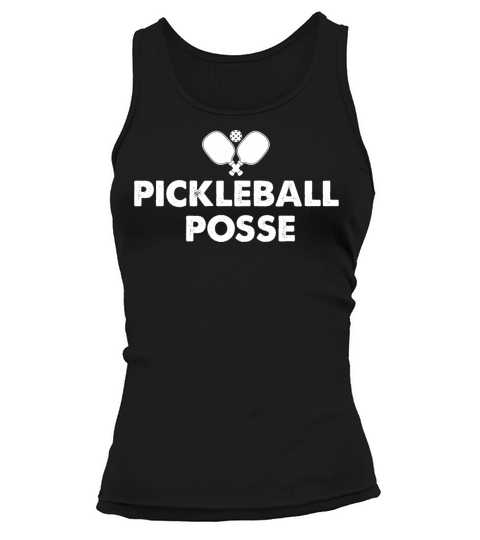 Vintage Pickleball Posse Funny Pickleball Tank top Woman
