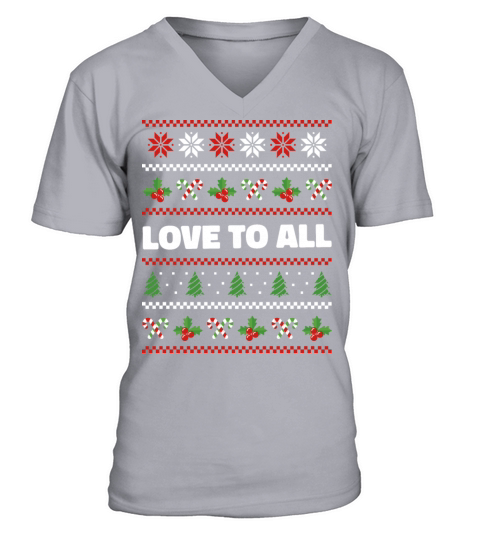 Christmas Quote Ugly Sweater V-Neck T-shirt