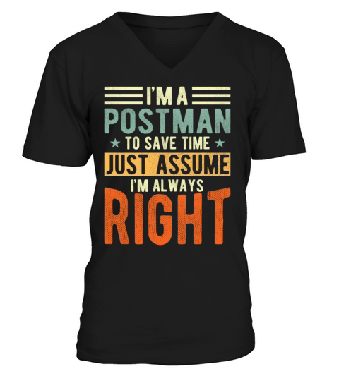 Postman V-Neck T-shirt
