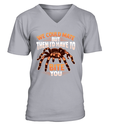 Tarantula Terrarium Design for a Pet Tarantula V-Neck T-shirt