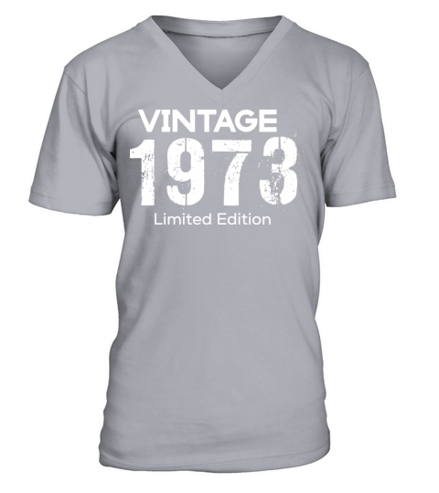 vintage 1973 limited edition V-Neck T-shirt