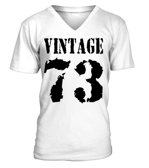 Vintage 1973 - Vintage 73 - Party Vector V-Neck T-shirt