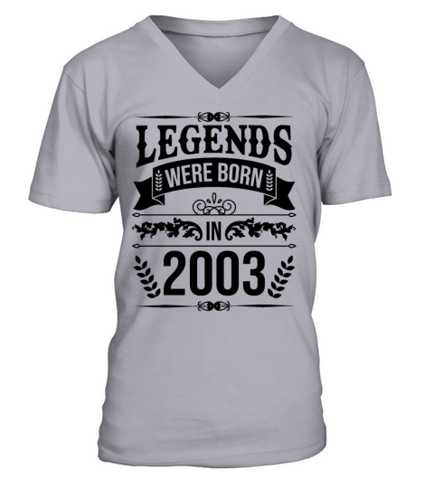Vintage 2003 20th Birthday Gifts Men Women V-Neck T-shirt