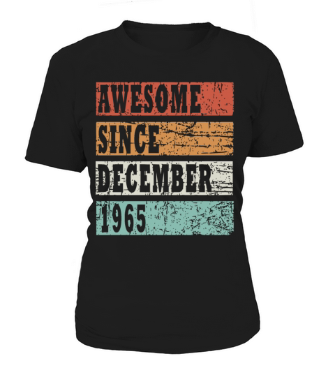 1965 December vintage birthday Women's T-Shirt