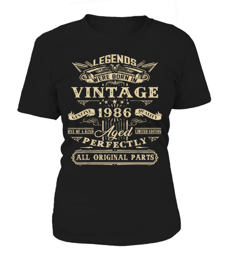 36th Birthday Gift For Legends Born 1986 36 Yrs Ol Women's T-Shirt