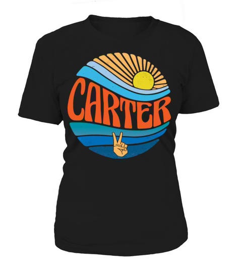 Carter Shirt Vintage Sunset Carter Groovy Tie Dye Women's T-Shirt