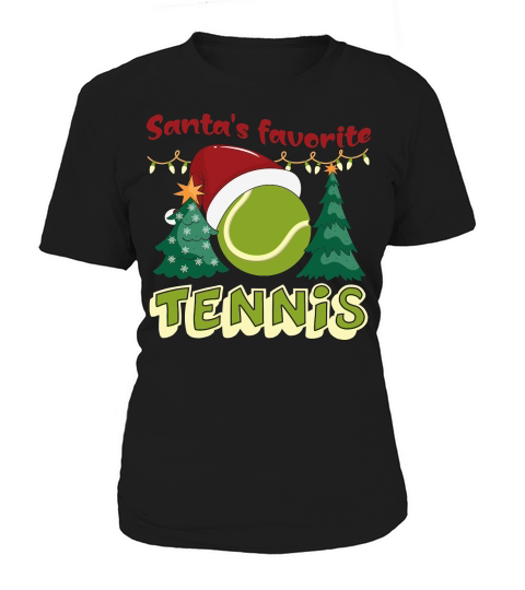 Christmas Sport Santas Favorite Tennis Women's T-Shirt
