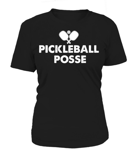 Vintage Pickleball Posse Funny Pickleball Women's T-Shirt