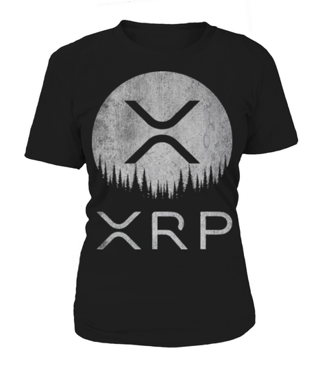 Vintage XRP Coin in The Moon Women's T-Shirt