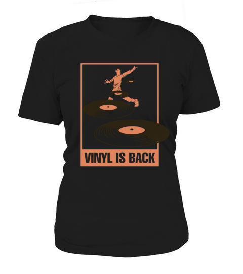 Vinyl is Back Old School Vinyl Recod Music Lovers Women's T-Shirt