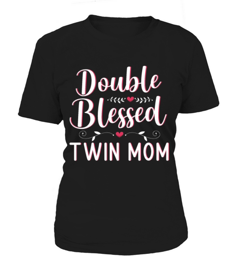 Womens Twin Mama Twin Mom to Be Pregnancy Women's T-Shirt