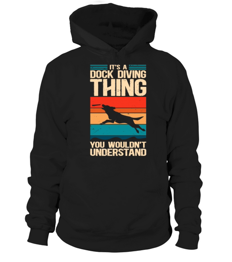 A Dock Diving Thing Canine Sport Dog Hoodie Unisex