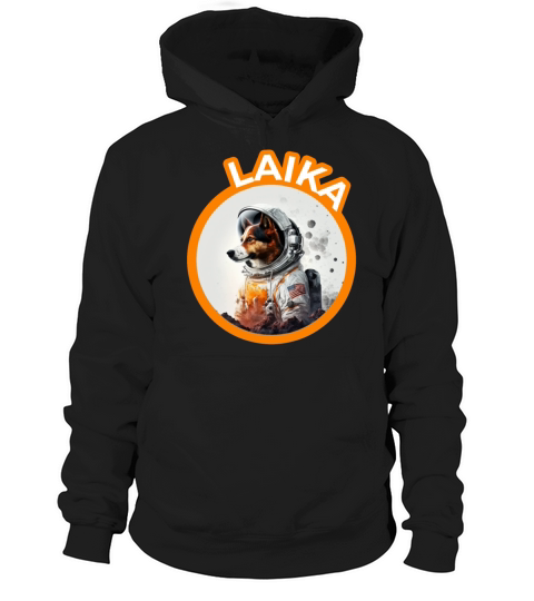 Laika Dog Space product Vintage CCCP Soviet Russia Hoodie Unisex
