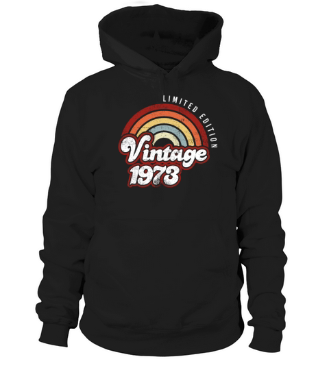 Vintage 1973 48Years Old 48th Birthday Limited Hoodie Unisex