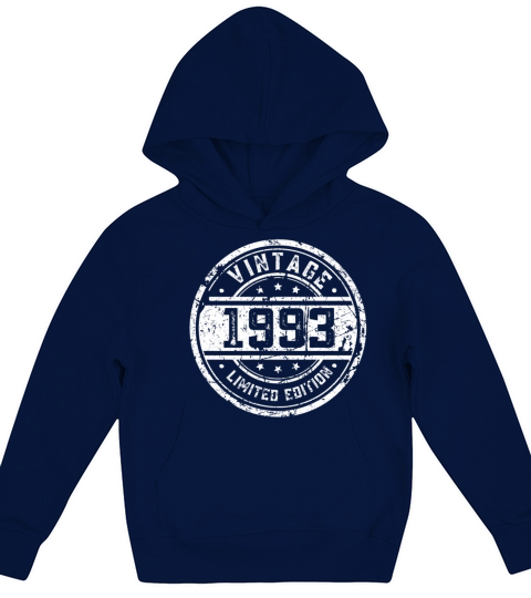 30 Years Vintage 1993 Retro 30th Birthday Kids Hoodie