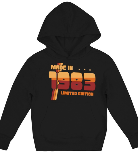 40th birthday made in 1983 limited edition Kids Hoodie