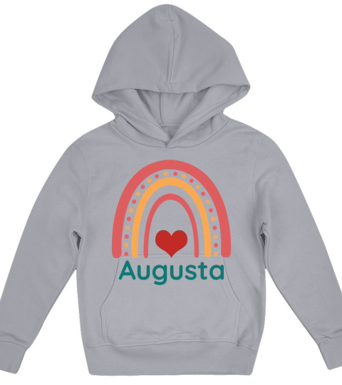 Augusta Vintage Boho Rainbow Kids Hoodie