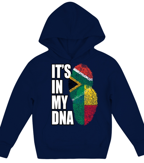 Beninese And South African Mix Heritage DNA Flag Kids Hoodie