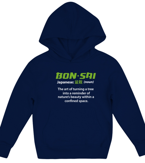 Bonsai Definition Kids Hoodie