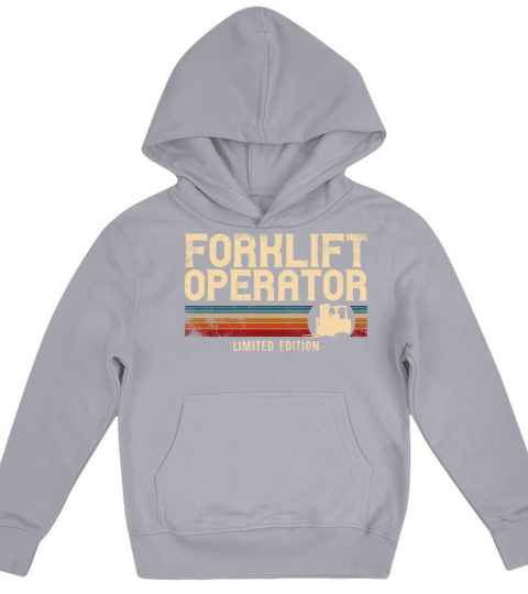 Certified Forklift Truck Operator Kids Hoodie