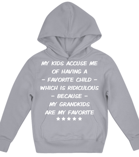 Grandma My Grandkids Are My Favorite Funny Nana Qu Kids Hoodie