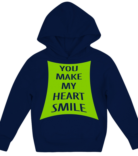 make my heart smile Kids Hoodie