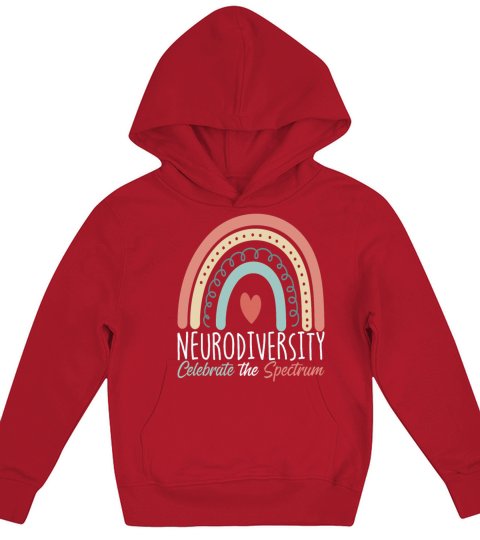 Neurodiversity Celebrate The Spectrum Autism Kids Hoodie